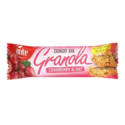 Батончик вівсяний з журавлиною Гранола Sante м/у 40г