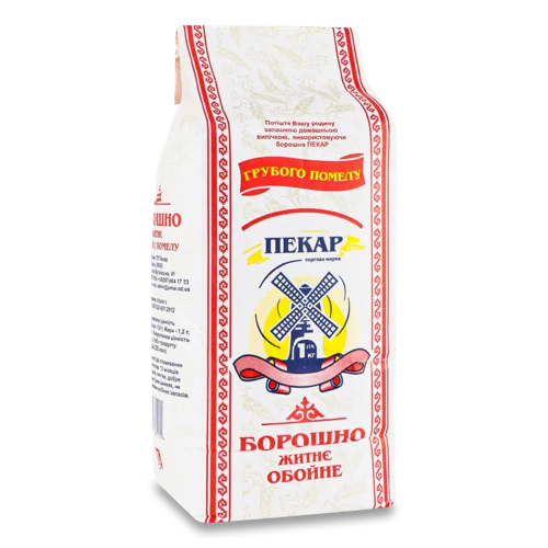Борошно Житнє Обойне Вищого Ґатунку, 1.0 кг
