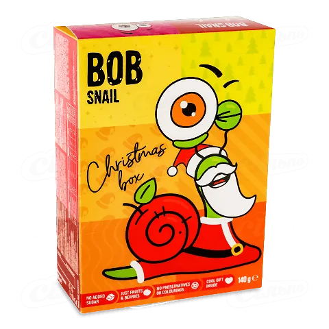 Набір Bob Snail Cristmas Box з іграшкою, 140г