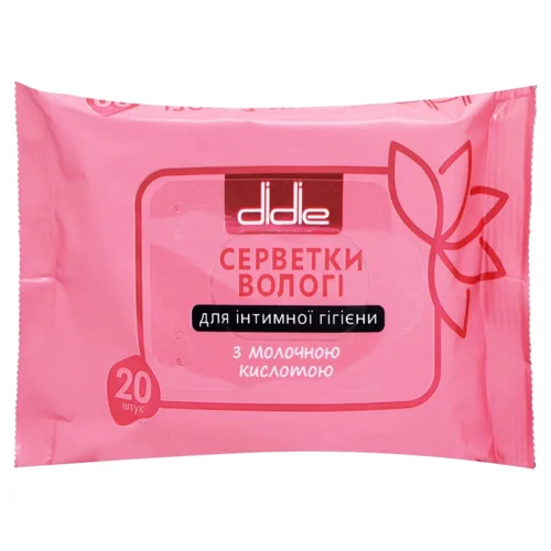 Серветки вологі Didie для інтимної гігієни 20шт