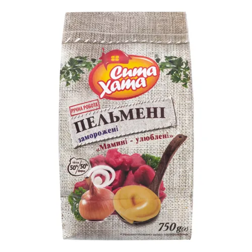 Пельмені заморожені Мамині - улюблені Сита Хата 750г
