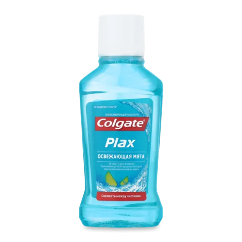 Ополіскувач Для Порожнини Рота Освіжаюча М'ята Plax Colgate, 60мл