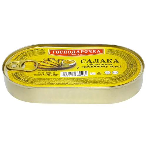 Салака Господарочка обсмажена у гірчичному соусі 170г