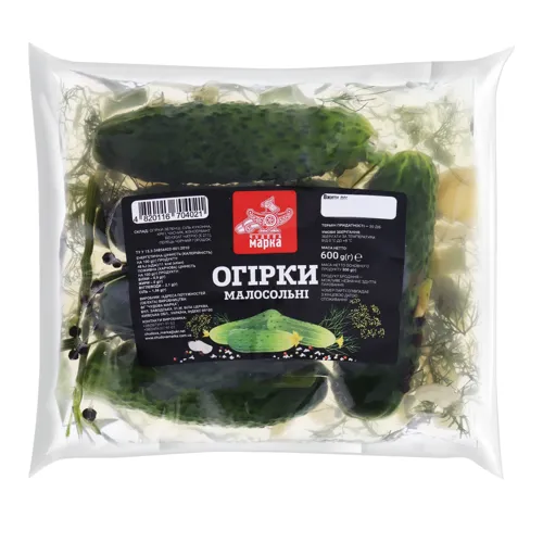 Огірки малосольні Чудова Марка м/у 600г