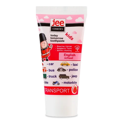 Дитяча Зубна Паста Transport Jee Cosmetics, 50 мл, в/с