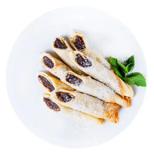 Млинці з маком та родзинками