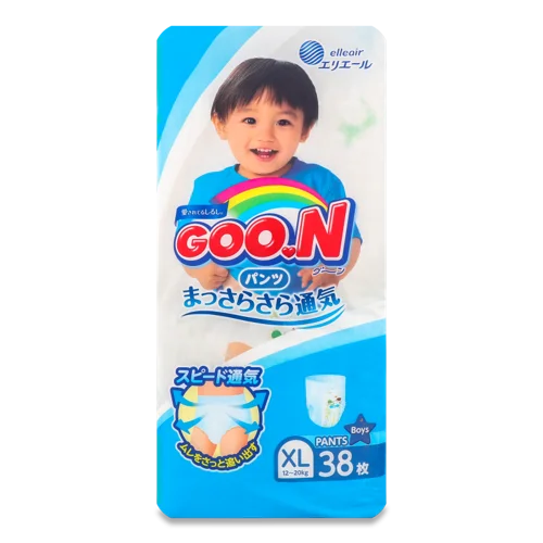 Дитячі Підгузки Гігієнічні Goo.N, 12-20 кг, 38 шт, в/ґ
