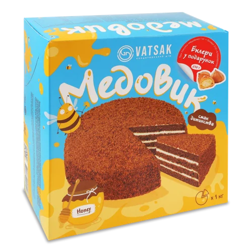 Торт Медовик Ватсак, к/у, 1 кг