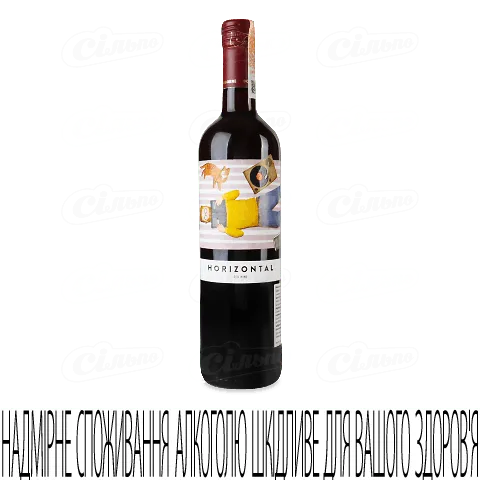 Вино Horizontal red, 0,75л