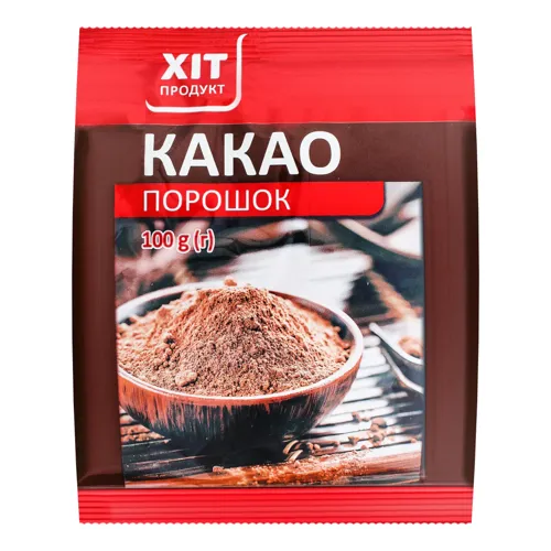 Какао порошок Хіт Продукт м/у 100г