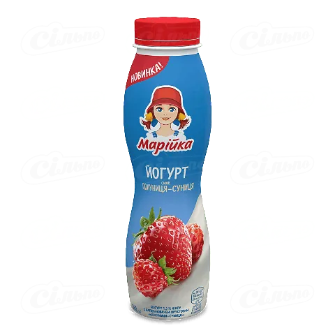 Йогурт Марійка Полуниця-Суниця 1,5% 260г