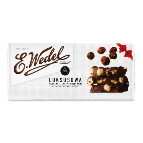 Шоколад Молочний E.Wedel З Лісовими Горіхами, 100г