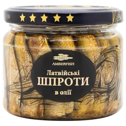 Шпроти Amberfish в олії 250г