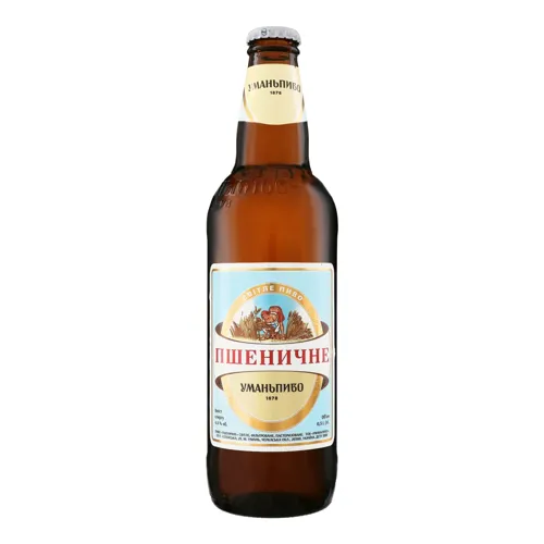 Пиво 0.5л 4.4% світле Уманьпиво Пшеничне