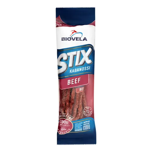 Ковбаски Beef Stix Kabanossi Biovela г/к м/у 100г