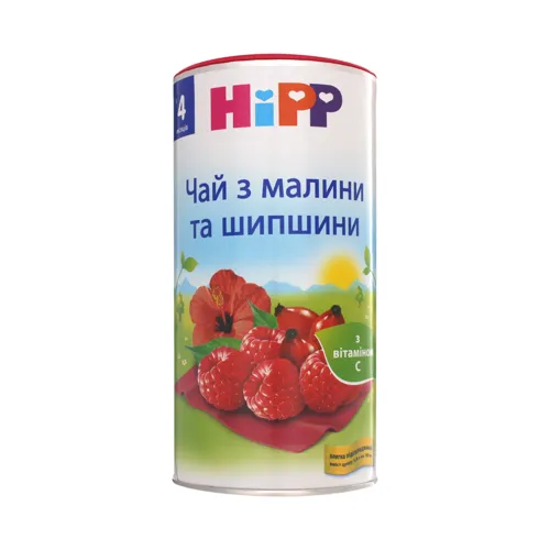 Чай для дітей від 4 місяців з малини і шипшини Hipp