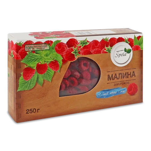 Малина Заморожена Спела В/К, 250г
