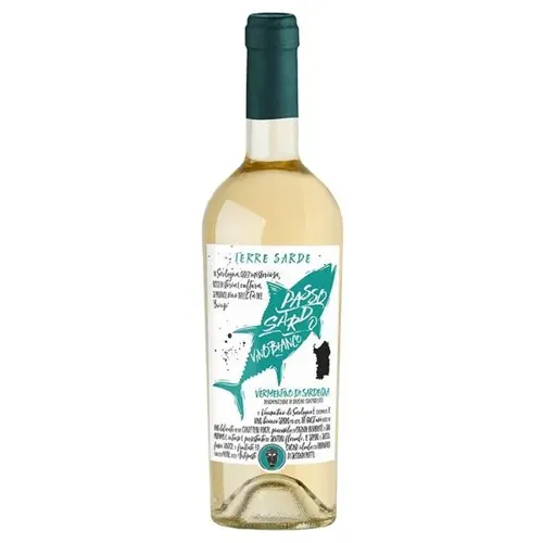 Вино Passo Sardo Vermentino di Sardegna DOC, біле, сухе, 12.5%, 0.75л