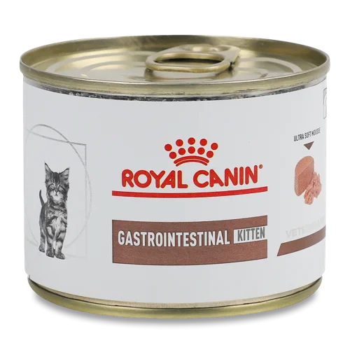 Корм Консервований Повнораціонний Дієтичний Для Кошенят М'який Мус Gastrointestinal Veterinary Royal Canin, з/б 195г