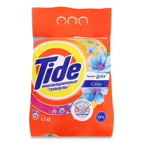 Пральний Порошок Lenor Color Tide, Аромат, 2.5кг