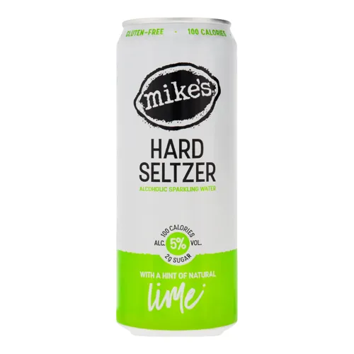 Напій слабоалкогольний 0.33л 5% Lime Hard Seltzer Mike's з/б