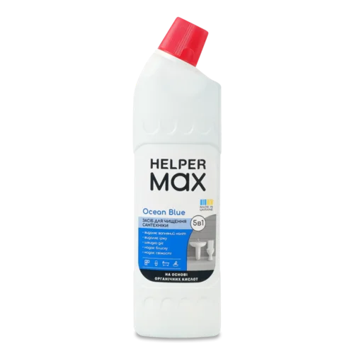 Засіб для чищення сантехніки Helper Max Ocean blue