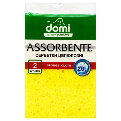 Серветки целюлозні Domi 2шт