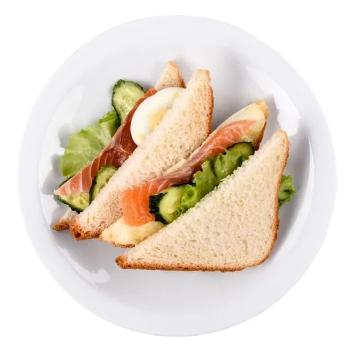 Бутерброд з лососем 185г