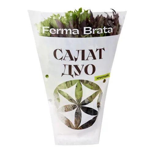 Салат хрусткий Дуо Ferma Brata м/у 1шт