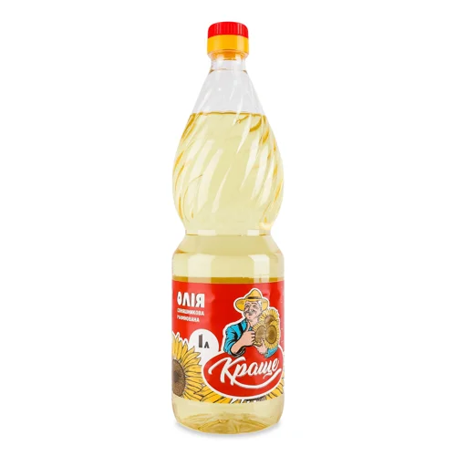 Олія соняшникова Краще рафінована марки П,920г