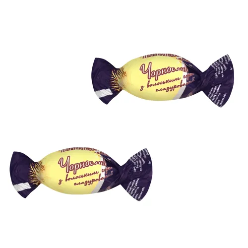 Цукерки Чорнослив з волоським горіхом глазурований Pioni кг