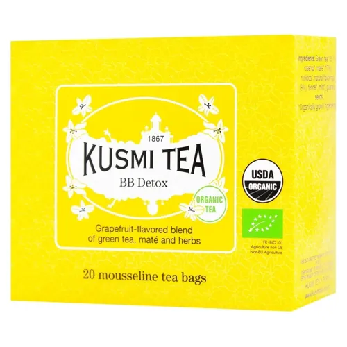 Чай зелений та трав'яний Kusmi Tea BB-Детокс органічний 2,2г*20шт