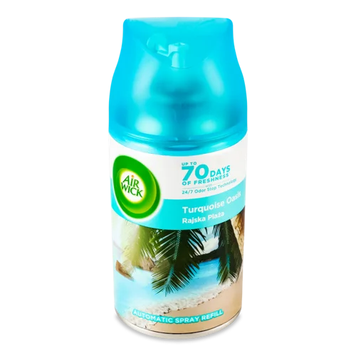 Балон Змінний Аерозольний Для Автоматичного Освіжувача Повітря Turquoise Oasis Life Scents Freshmatic Air Wick 250мл