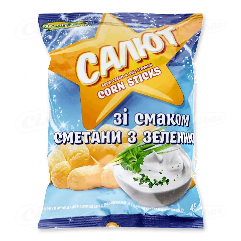 Вироби фігурні Золоте Зерно Салют зі сметаною 45г