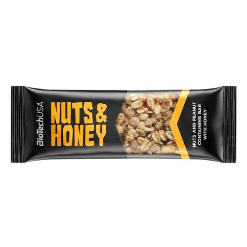 Батончик вуглеводний «Biotech Nuts and Honey» 35г