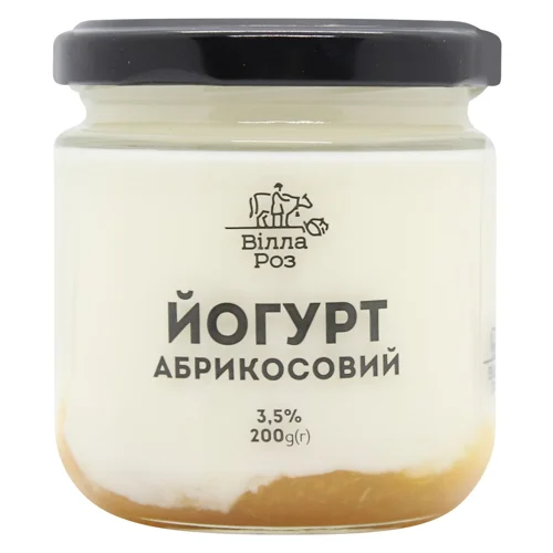 Йогурт Вілла Роз Абрикосовий 3,5% 200г