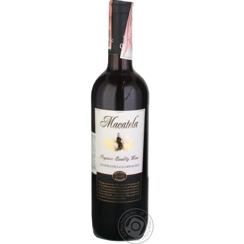 Вино Macatela Tempranillo Garnacha червоне сухе 13% 0,75л