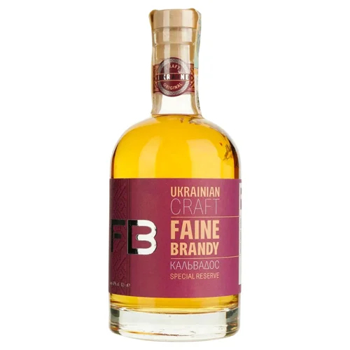 Бренді Faine Яблуко Кальвадос Special Reserve 0.5л 40%