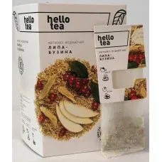 Чай квітково-ягідний Hello Tea Липа-Бузина 20 пакетів
