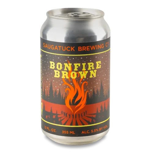 Пиво Saugatuck Bonfire Brown темне з/б