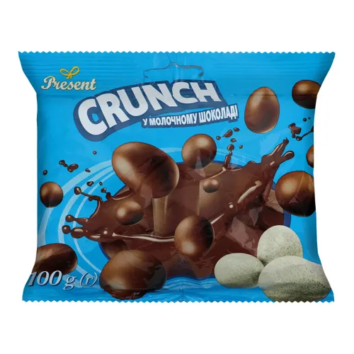 Рисові кульки Present у молочному шоколаді 100г