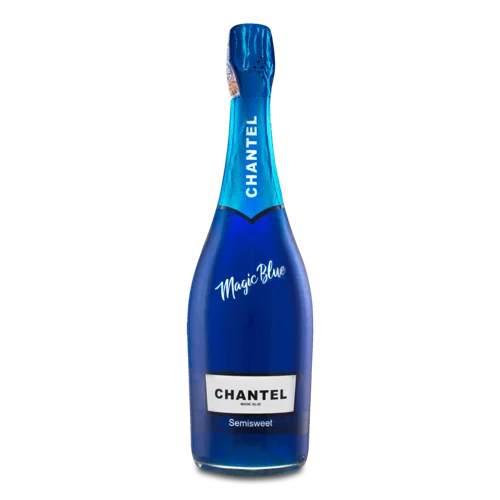 Слабоалкогольний Напій Винний Напівсолодкий Magic Blu Chantel, 0.75л, п/пл
