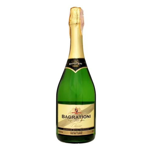 Вино ігристе 0.75л 11.5% біле напівсухе Classic Bagrationi пл