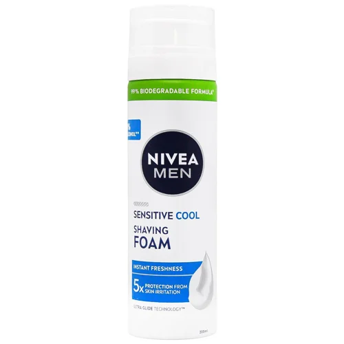 Піна для гоління Nivea Охолоджуюча для чутливої шкіри 200мл