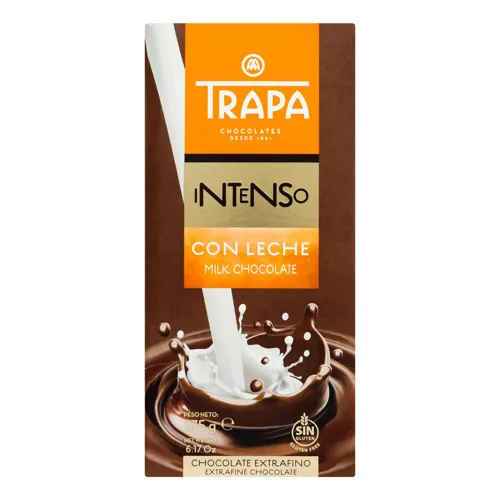 Шоколад молочний «Intenso Con Leche Trapa» 175г