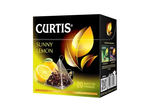Чай чорний Curtis Sunny Lemon в пірамідках 20шт*1,7г
