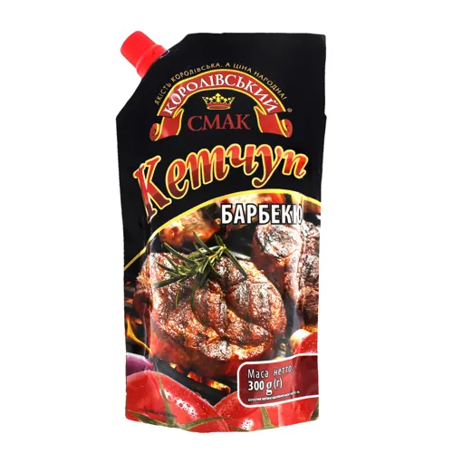 Кетчуп Королівський смак Барбекю д/п, 250г