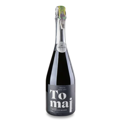 Ігристе Вино Tomai Black Біле Напівсухе, 0.75л