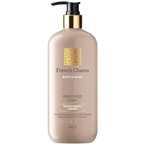 Мило Liora French Charm Wood Smoky Cherry для рук та тіла парфумоване 400 мл