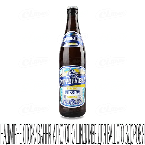 Пиво Чорнобаївка Влучне світле, 0,5л